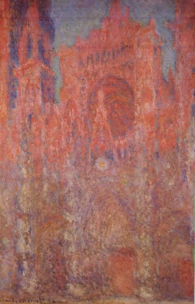art oil painting reproduction of  Claude Monet Rouen Cathedral Facade museum quality handmade