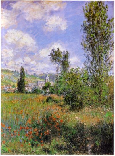 art oil painting reproduction of  Claude Monet Sentier Ile Saint-martin 1880 museum quality handmade
