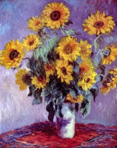 art oil painting reproduction of  Claude Monet Still Life With Sunflowers museum quality handmade