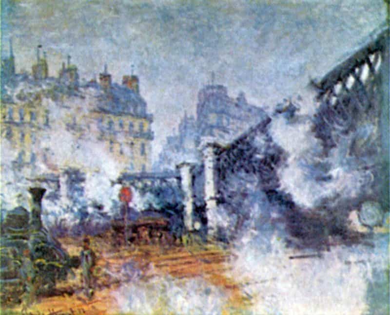 Claude Monet The Europe Bridge Saint Lazare Station In Paris museum quality