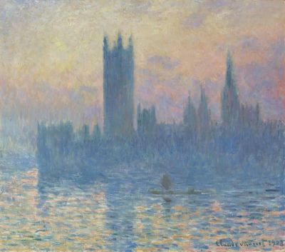 art oil painting reproduction of  Claude Monet The Houses Of Parliament Sunset 1903 museum quality handmade