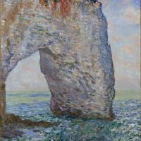 Claude Monet The Mannerport Near Etretat