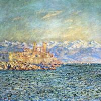 Claude Monet The Old Fort In Antibes