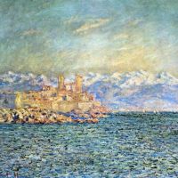 Claude Monet The Old Fort In Antibes Hand Painted Reproduction