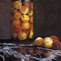 Claude Monet The Peach Glass