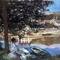 Claude Monet The River Has Burst Its Banks
