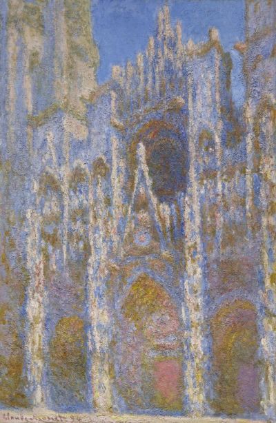 art oil painting reproduction of  Claude Monet The Rouen Cathedral - The Facade At Sunset museum quality handmade