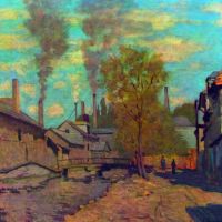 Claude Monet The Stream Of Robec By Claude Monet