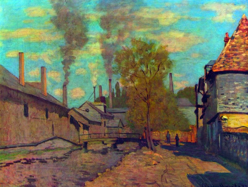 Claude Monet The Stream Of Robec By Claude Monet museum quality