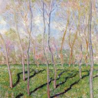 Claude Monet Trees In Winter Look At Bennecourt