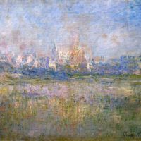 Claude Monet Vetheuil In The Fog