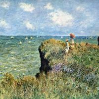 Claude Monet Walk On The Cliffs
