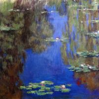 Claude Monet Water Lilies6 Lg artwork on canvas