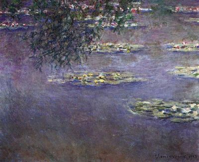 art oil painting reproduction of  Claude Monet Water Lilies Water Landscape 1 museum quality handmade