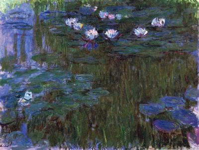 art oil painting reproduction of  Claude Monet Water Lillies 3 museum quality handmade