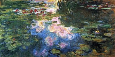 art oil painting reproduction of  Claude Monet Water Lillies 4 museum quality handmade