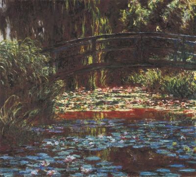 art oil painting reproduction of  Claude Monet Water Lily Pond 1 museum quality handmade