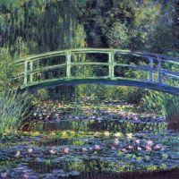 Claude Monet Water Lily Pond 2 artwork on canvas