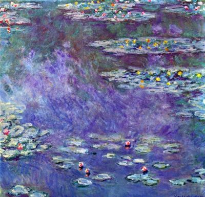 art oil painting reproduction of  Claude Monet Water Lily Pond 3 museum quality handmade