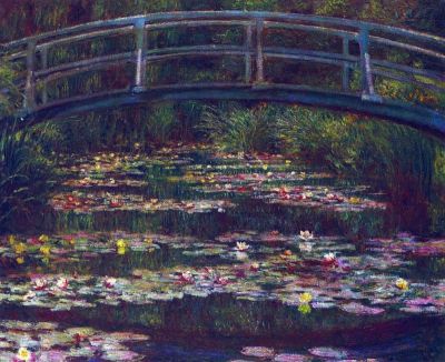 art oil painting reproduction of  Claude Monet Water Lily Pond 5 museum quality handmade