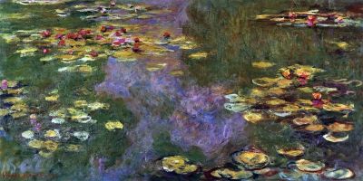 art oil painting reproduction of  Claude Monet Water Lily Pond Giverny museum quality handmade