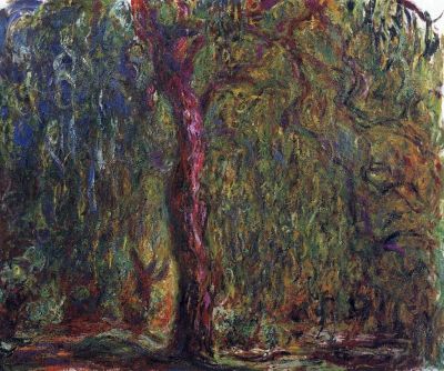 art oil painting reproduction of  Claude Monet Weeping Willow museum quality handmade