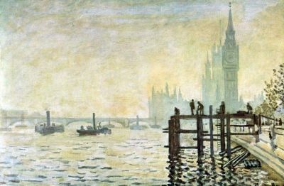 art oil painting reproduction of  Claude Monet Westminster Bridge In London museum quality handmade