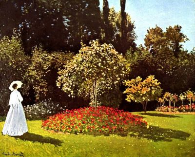 art oil painting reproduction of  Claude Monet Woman In The Garden museum quality handmade