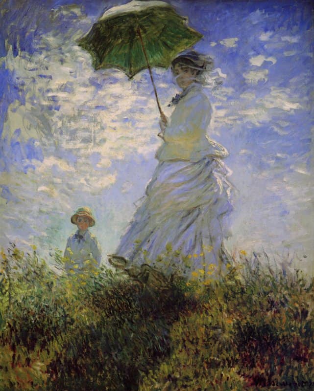 Claude Monet Woman With A Parasol - Madame Monet And Her Son museum quality