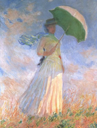 art oil painting reproduction of  Claude Monet Woman With Parasol museum quality handmade