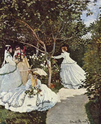 art oil painting reproduction of  Claude Monet Women In The Garden museum quality handmade