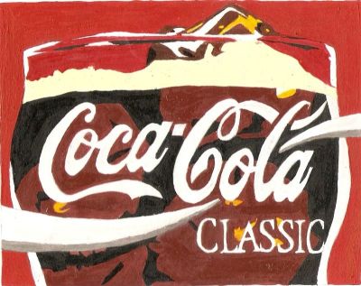 art oil painting reproduction of  Coca Cola Classic museum quality handmade