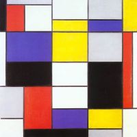 Mondrian - Composition A 1923 By Mondrian artwork on canvas
