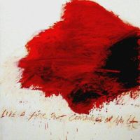 Cy Twombly Like A Fire That Consumes All Before It Hand Painted Reproduction