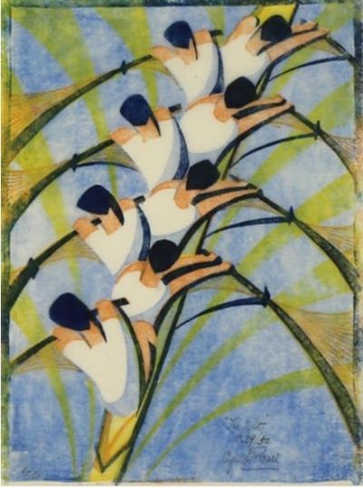 art oil painting reproduction of  Cyril Power The Eight 1930 museum quality handmade