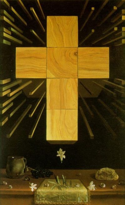 art oil painting reproduction of  Dali Arithmosophic Cross museum quality handmade