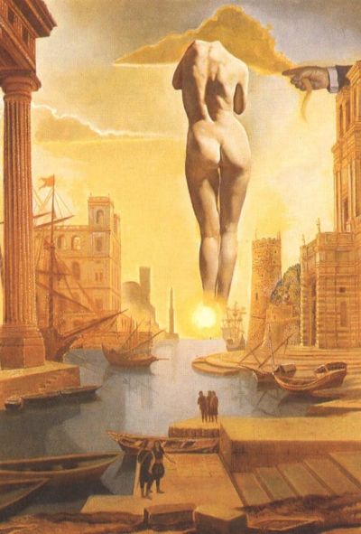 art oil painting reproduction of  Dali Dali S Hand Drawing Back The Golden Fleece museum quality handmade