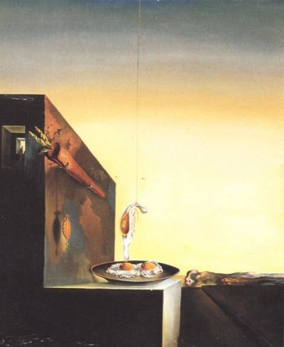 art oil painting reproduction of  Dali Eggs On Plate Without The Flat museum quality handmade