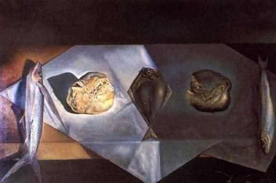 art oil painting reproduction of  Dali Eucharistic Still Life museum quality handmade