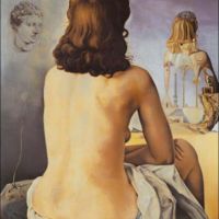 Dali Ma Femme Nue Regardant Son Propre Corps
