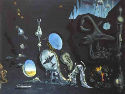 art oil painting reproduction of  Dali Melancholy Atomic And Uranium Idyll museum quality handmade