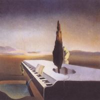 Dali Necrophiliac Fountain Flowing From A Grand Piano