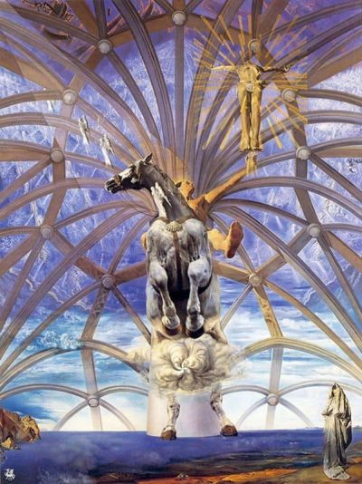 art oil painting reproduction of  Dali Santiago El Grande museum quality handmade