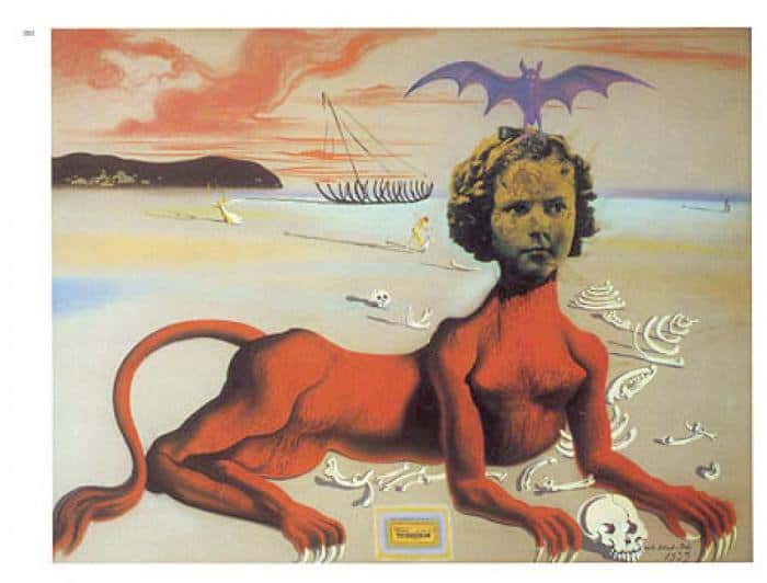 Dali Shirley Temple The Youngest Most Sacred Monster Of The Cinema In Her Time museum quality
