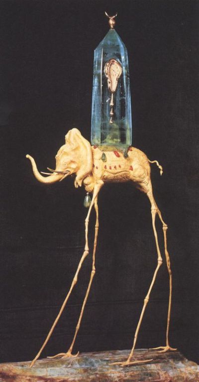art oil painting reproduction of  Dali Space Elephant museum quality handmade
