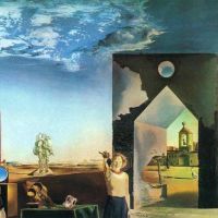 Dali Suburbs Of A Paranoiac Critical Town Hand Painted Reproduction