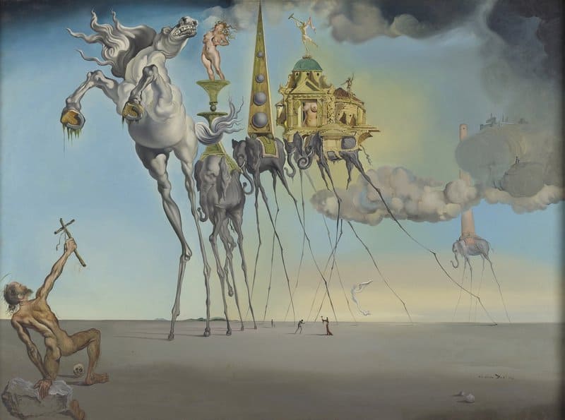 Dali Temptation Of St Anthony - Belgium Museum Copy museum quality