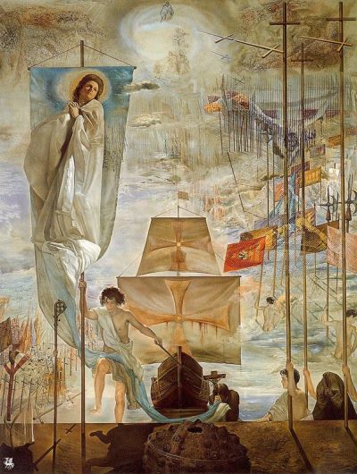 art oil painting reproduction of  Dali The Discovery Of America By Christopher Columbus museum quality handmade