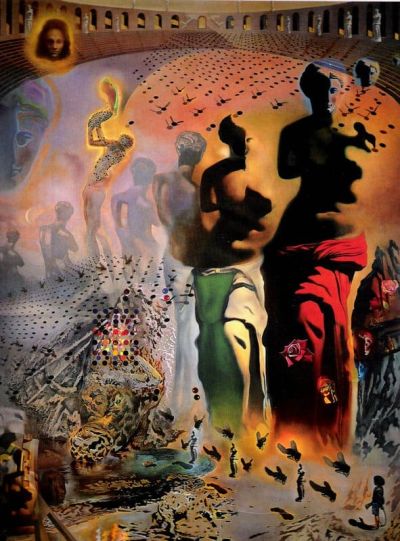 art oil painting reproduction of  Dali The Hallucinogenic Toreador museum quality handmade
