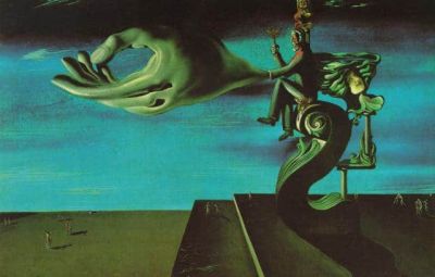 Dali The Hand Hand Painted Reproduction